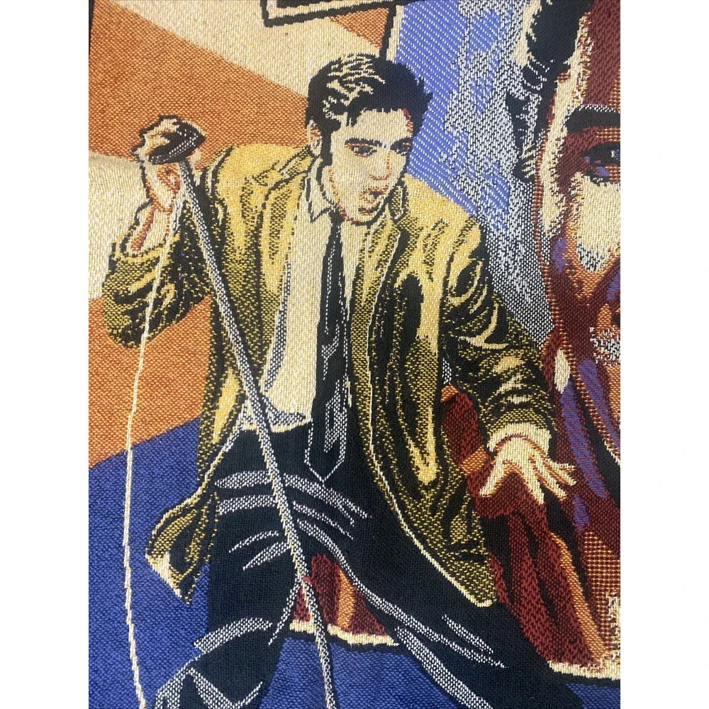 Elvis Presley Throw Blanket Tapestry Double Woven 48 x 70